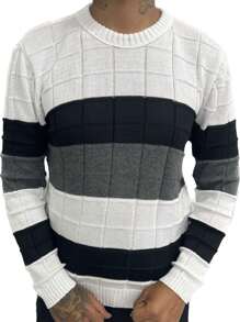 Men Sweaters - Xám - Xem 1