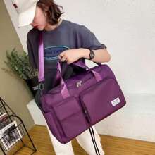 Travel Duffel Bags - Purple - View 1