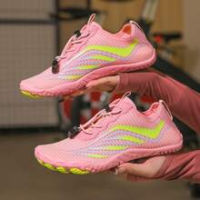 新款夏季潛水鞋沙灘鞋男女通用漂流游泳鞋速干水鞋浮潛室內健身水上徒步鞋 - 粉色 - 查看 4