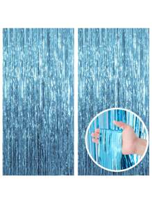 1 tấm rèm phông nền bằng dây kim loại trang trí tiệc Giáng sinh nhiều màu, trang trí sự kiện chụp ảnh tua rua bằng lá nhôm, phông nền tiệc tốt nghiệp Bachelorette màu hồng ngày lễ tình nhân - Nhiều màu - Xem 14