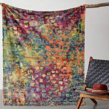 1 Miếng In Chăn nỉ Flannel , Ấm áp , Thoải mái Và Mềm mại , Thích hợp Đối với Sofa , Giường , Ô tô/xe hơi , Văn phòng , Cắm trại , Du lịch , A Qủa tặng Đối với Tất cả các mùa - Nhiều màu - Xem 4