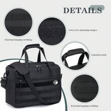 Travel Duffel Bags - Black - View 3