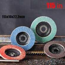 4.5 Inch Polishing Disc/ Grinding Wheel With 115 Blades/ Louvered Sheets For Rust Removal And Cleaning, Grinding Disc - Black - View 5