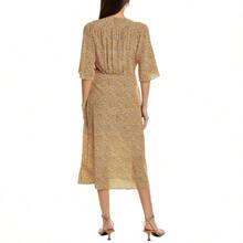 Equipment Penelope Silk Midi Dress - 橘色 - 查看 2
