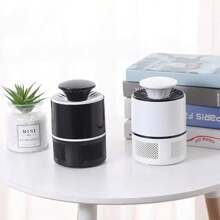 Lámpara Portátil Mata Mosquitos Mosquitero Eléctrico Luz Uv Con USB Choque eléctrico para matar mosquitos, se puede utilizar en el hogar o el jardín de la granja. - Negro - Ver 2