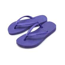 Havaianas Gầy Của phụ nữ Cao su Dép tông - Màu tím - Xem 5