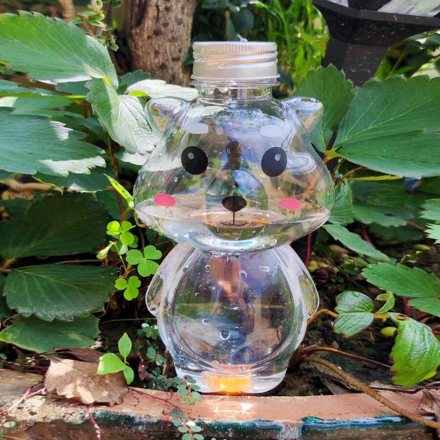 熊形自動澆水裝置,懶人澆花工具,小型滴灌系統,植物自動澆水器 - 無色 - 查看 1