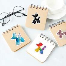 67 piezas/paquete Pegatinas de perros globo y animales, lindos dibujos animados y mascotas divertidas, etiquetas estéticas para scrapbooking, autoadhesivos y sellado de tarjetas, sobres, regalos para niños, recuerdos de fiesta adolescente, premios de motivación, pegatinas divertidas, pegatinas, recuerdos de fiesta para niños - Albaricoque - Ver 9