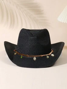 1 Miếng Không giới tính Màu hồng Tua Trang trí Boho Cô gái cao bồi Mũ Mũ Rơm Visor Nón cao bồi Mũ đi biển Cho bữa tiệc - Nhiều màu 4 - Xem 16