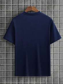Men T-Shirts - 藍色 - 查看 2