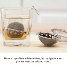 1 Stück Edelstahl Mesh Kräutertee Ball Tee-Ei Tee Filter für Suppe, Eintopf, Brühe, Gewürze und Tee, Küchenzubehör, Küche, Küchenartikel, Lebensmittel, Kochen, Camping, Urlaub, Strand, Raumdekoration, Organizer, Party, Reisen.