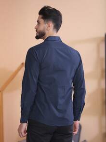 Men Plus Size Shirts - màu đen - Xem 4