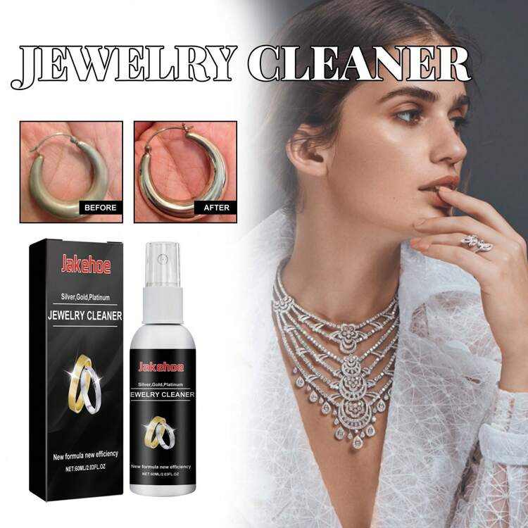 Jewelry Cleaning Solution For Gold Silver Jewelry Watch Diamond Ring Anti Tarnish Oxidation Remover SHEIN