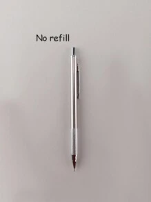 1pc Metal Mechanical Pencil 0.5/0.7mm HB Leads Replaceable Refills Art Writing Drafting Drawing Home School Supplies
