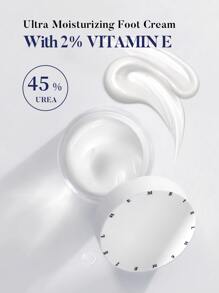 HEMEIEL 45％尿素+維生素e超濃厚保濕足部霜,適用於乾燥粗糙的皮膚,軟化厚皮膚,去角質平滑皮膚,含酪梨的尿素霜足膜保濕霜 30克 - 藍色 - 查看 2