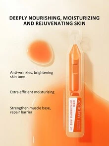 視黃酮精華液2毫升*10 緊繃、平滑、抗衰老、保濕、提亮膚色，適用於節慶慶典 - 橘色 - 查看 4