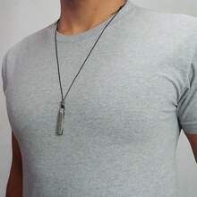 Men's Pendant Necklaces - 黑色 - 查看 5