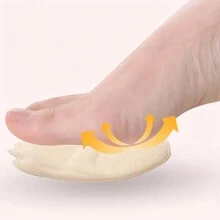 1 Pair Women's Forefoot Pad For High Heel Shoes, Half-Sized Insole Pad For High Heel Sandals, Anti-Slip Adhesive Self-Stick