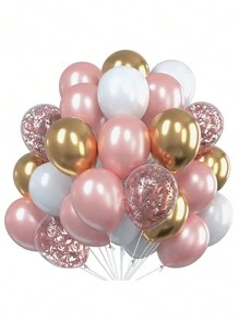 30 قطعة بالون مطاطي مطرز بنيران وأنتيكات معدنية قطر 12 إنش لحفلات الأعياد والأعراس والتزيين