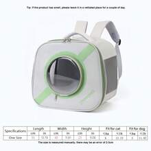 1 Miếng Gấp lại Thoáng khí Đĩa bay Hình dạng Balo thú cưng , Thích hợp Đối với Các hoạt động ngoài trời Của Nhỏ bé Và Kích thước trung bình Mèo Và Chó - Nhiều màu - Xem 17