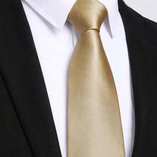 1 条 7.5 厘米/2.95 英寸纯色领带男士领带适合商务和婚礼 - 彩色 - 查看 7