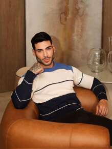 TRICOT DE LUXO Men Sweaters - 藍色 - 查看 2