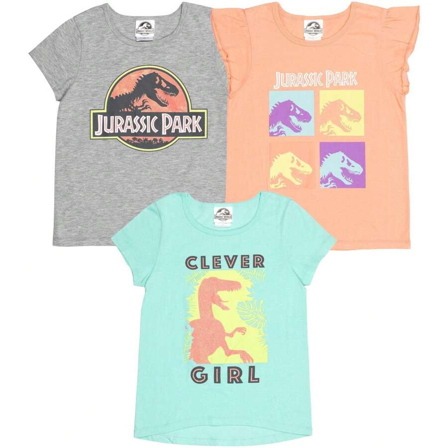 3 Pack Graphic T-Shirts - Multicolor - View 1