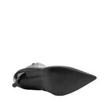 Botas de vestir puntales de tacón delgado, mod. 1085488 - Negro - Ver 5