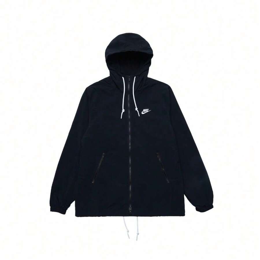 Nike 男友风男士夹克户外夹克 FB7397-010 NSW Club Futura 编织夹克 - 黑色 - 查看 1
