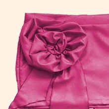 Falda corta con flor frontal - Rosa Fucsia - Ver 2