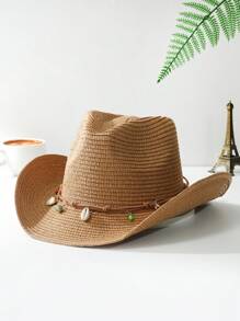 1 Miếng Không giới tính Màu hồng Tua Trang trí Boho Cô gái cao bồi Mũ Mũ Rơm Visor Nón cao bồi Mũ đi biển Cho bữa tiệc - Nhiều màu 4 - Xem 12