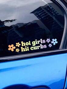 1張花紋汽車貼紙貼花 - 彩色 - 查看 3