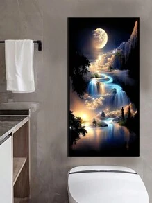 1 Miếng Hiện đại Phong cảnh Tự nhiên Phong cảnh Nghệ thuật Áp phích tranh sơn dầu Nghệ thuật In Không có Khung Đối với Phòng ngủ , Phòng khách , Học tập , Phòng ăn , Văn phòng Và Trang trí phòng - Nhiều màu - Xem 3