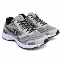 Men Road Running Shoes - Bạc và đen - Xem 1