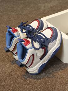 1 đôi Ấm áp , Thoải mái , Linh hoạt Màu hồng Thể thao Giày Đối với Trẻ sơ sinh - Màu xanh lam - Xem 3