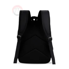 Mochila Feminina Masculina A Prova D'água Bolsa Leve Reforçada e Resistente - Preto - Visão 3