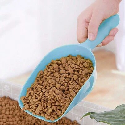 1入teddy Bear造型的寵物食物鏟,適用於狗和貓,有s/l尺寸可選