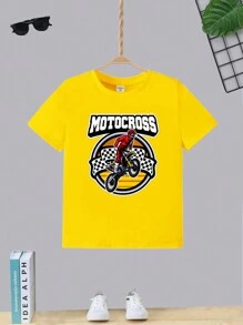 Tween Boys Shirts - 黃色 - 查看 1