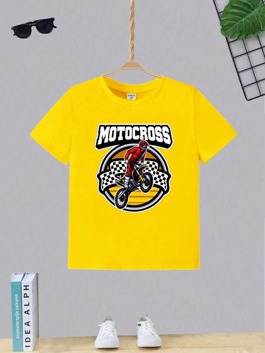 Tween Boys Shirts - 黃色 - 查看 1