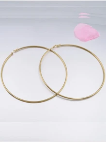 Hoop Earrings - Gold - View 6