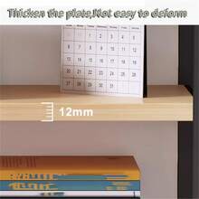 Desktop Organizer, Two-Layer Storage Rack - Multi-Layer Design, Easy Sorting And Organizing, Space-Saving. Keep Your Desktop Tidy And Neat, More Organized And Elegant. - Apricot - View 5