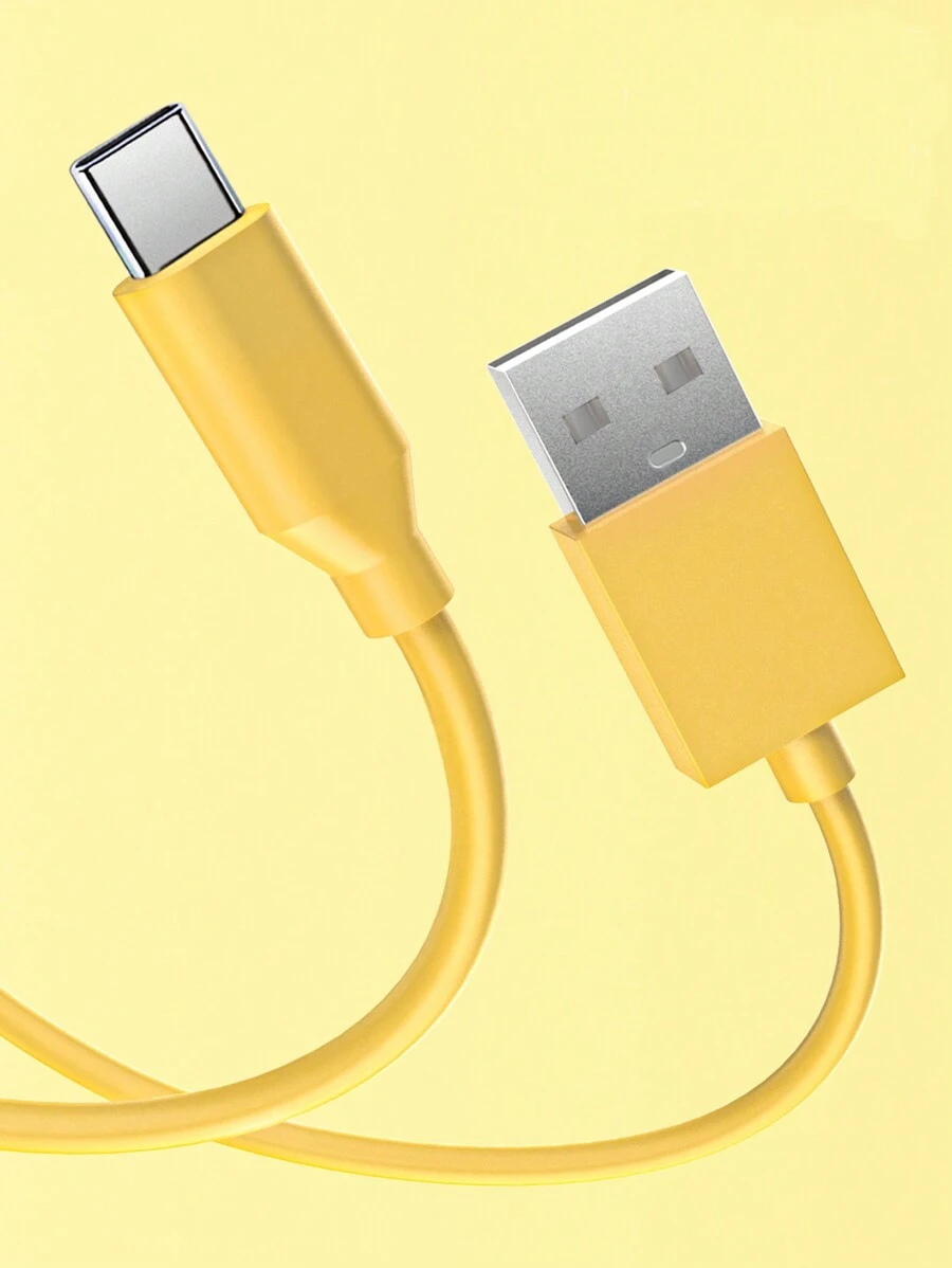 1pc USB Type C Charger Cable, USB A To Type C Fast Charging Cord For