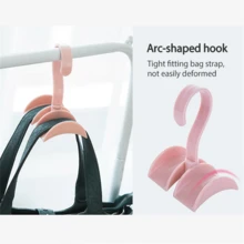 4pcs Tủ đóng tường Treo Hộp đựng 360 độ Xoay Móc ( Đóng gói Của 4 ) Đối với Treo Thắt lưng , Cà vạt , Túi , Ví , , Quần áo Và Dễ dàng cài đặt , Khoan Cần thiết , Không gian - màu xanh lá - Xem 5