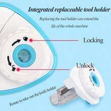 Electric Pencil Grinder Black, Electric Pencil Grinder Student Learning Stationery Drawing Accessories (Product Identification Random) - Black - View 3