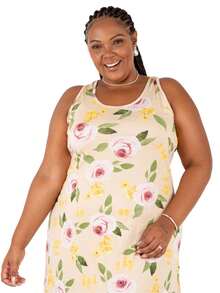 Plus Size Dresses - Champagne - View 4