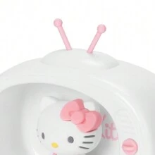 Miniso 三丽鸥 Hello Kitty 电视机造型桌面摆件，家居装饰品，生日礼物，型号：IM-7017（1 件装） - 白色 - 查看 7