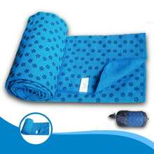 Yoga Mat Towel, Mat Cover Blanket, Anti-Slip Rug Underlay, Size: 183*63cm/72.05*24.8in - Blue - View 6