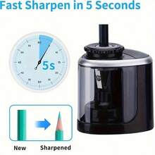 Electric Pencil Grinder Black, Electric Pencil Grinder Student Learning Stationery Drawing Accessories (Product Identification Random) - Pink - View 5