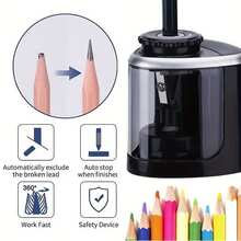 Electric Pencil Grinder Black, Electric Pencil Grinder Student Learning Stationery Drawing Accessories (Product Identification Random) - Pink - View 1