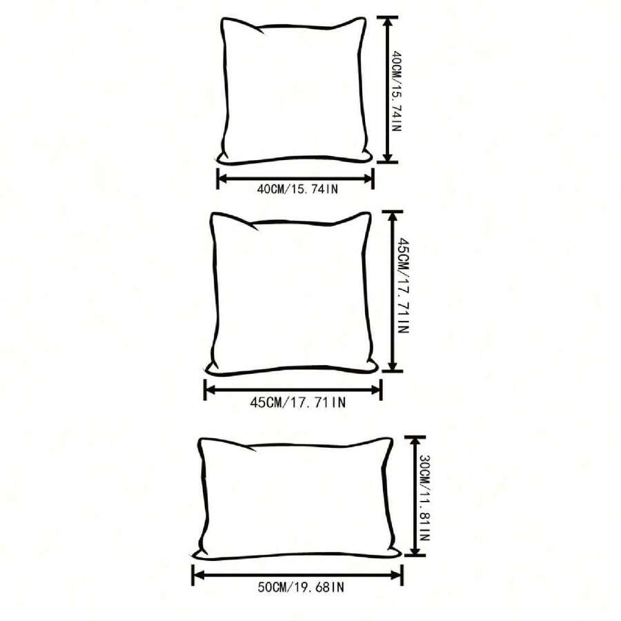 1 Solid Color Cushion Cover Without Filling, Modern Style Velvet